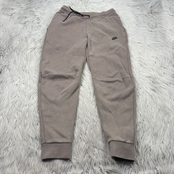Nike Other - Nike Sportswear Men's S Tan Tech Fleece Sweatpant Joggers Athleisure Streetwear